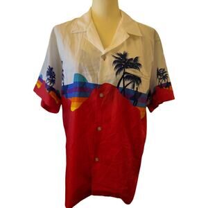 Shoreline Hawaii Made in Hawaii Vintage Aloha Shirt, Men's Size XL
